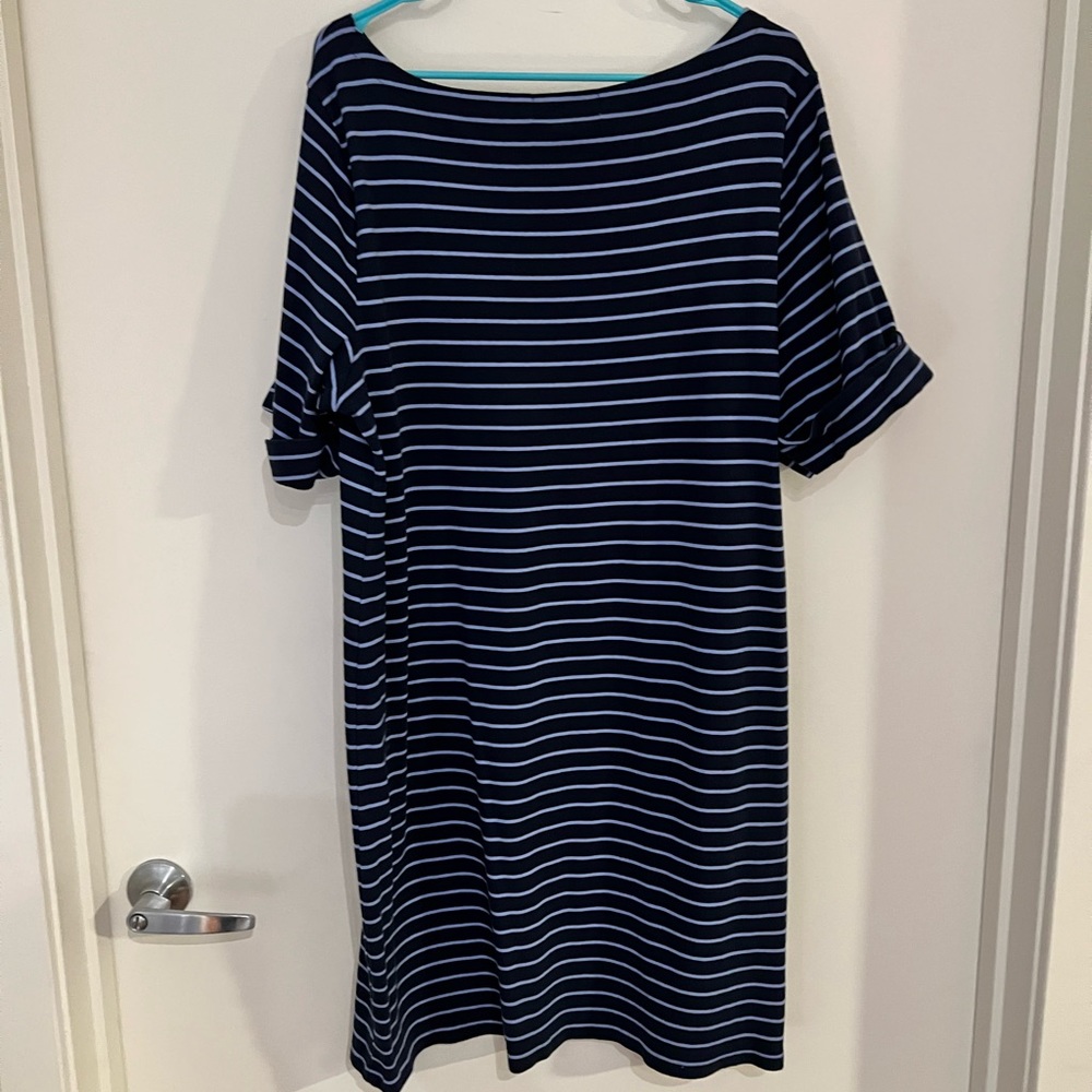 Karen Scott Striped Casual Dress - Picture 2 of 4